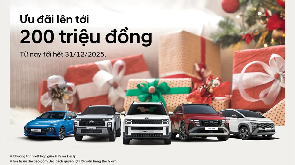 THÁNG 12/2025 ƯU ĐÃI LÊN ĐẾN 200 TRIỆU ĐỒNG