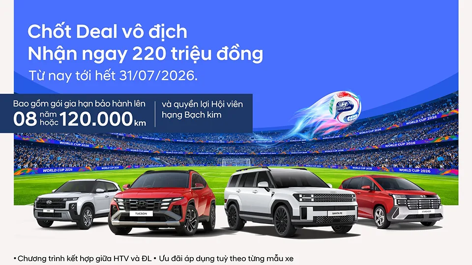 CẬP NHẬT GIÁ XE ƯU ĐÃI THÁNG 07/2026