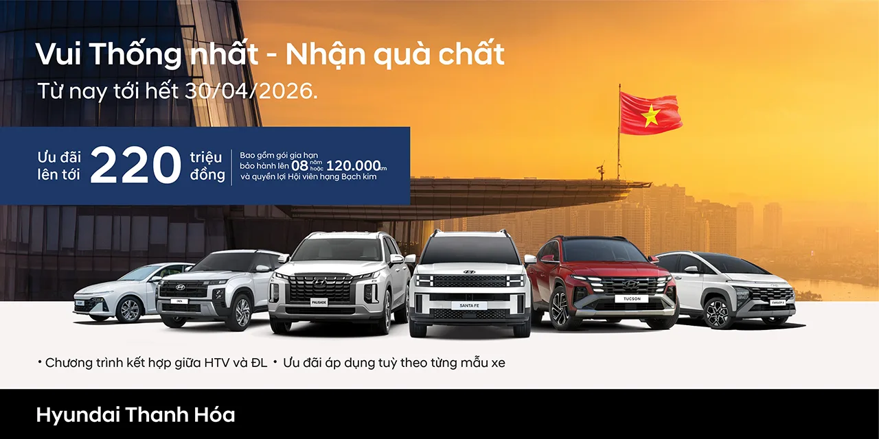 ƯU ĐÃI THÁNG 4: VUI THỐNG NHẤT - NHẬN QUÀ CHẤT