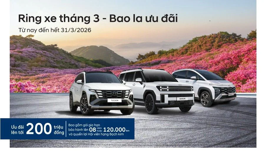RINH XE THÁNG 3 - BAO LA ƯU ĐÃI