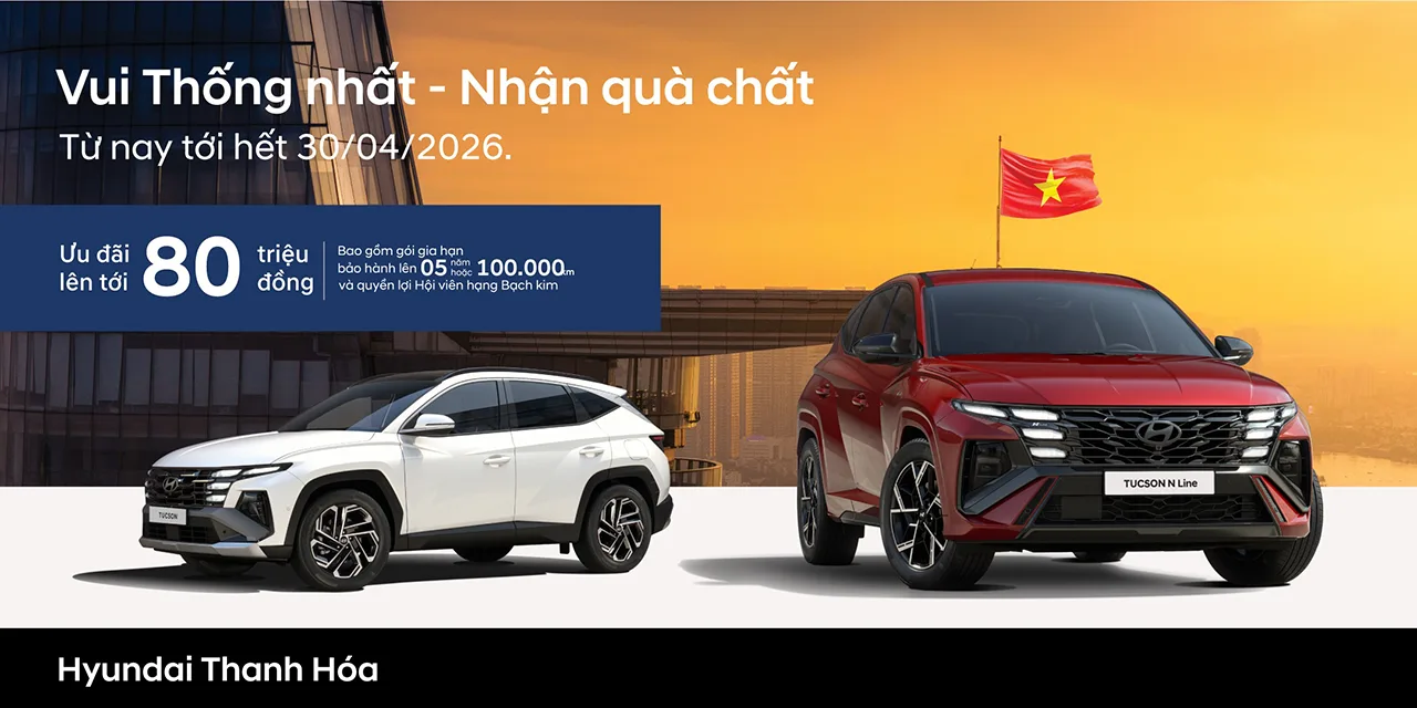 ƯU ĐÃI THÁNG 04: HYUNDAI TUCSON GIẢM NGAY 80 TRIỆU
