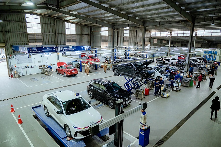Xưởng dịch vụ Hyundai Thanh Hóa