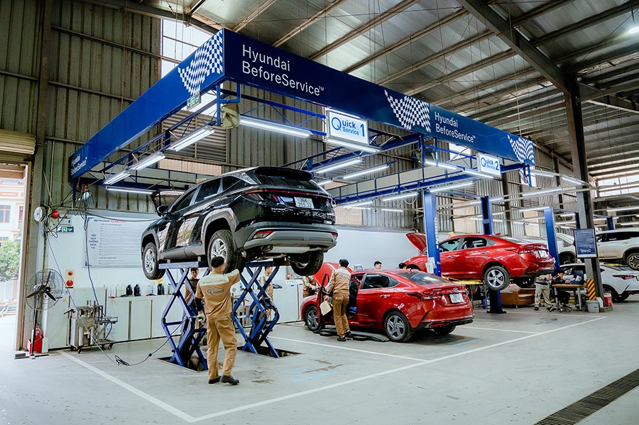 Xưởng dịch vụ Hyundai Thanh Hóa